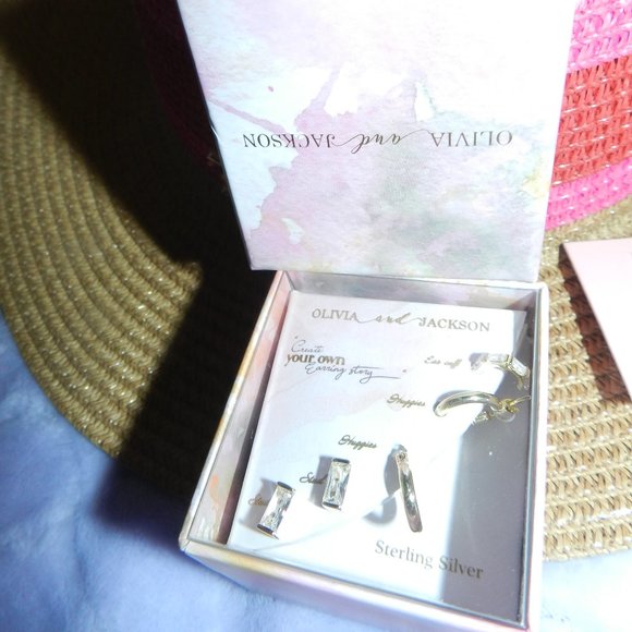 OLIVIA & JACKSON Create Your Own Earring Story 5 Pc Earring Set NEW - Picture 3 of 10